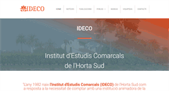 Desktop Screenshot of idecohortasud.org